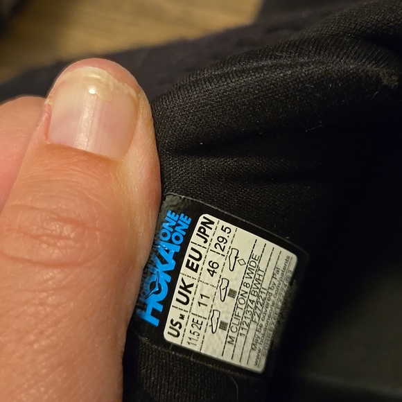 Hoka Clifton 8 Mens Size 11.5 Wide - Picture 4 of 5